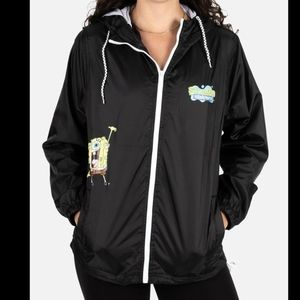 Members Only x Nickelodeon | Black Spongebob Squarepants Windbreaker